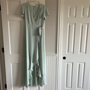 Alter’d State Elegant Mint Green Maxi Dress Women’s Size Medium